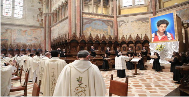 Carlo Acutis declared Blessed on October 20, 2020 at Basilica of St, Francis of Assisi, Assisi, Italy